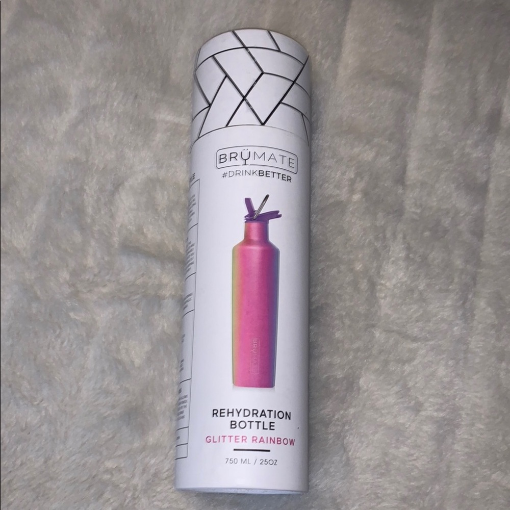 Brumate Rehydration Bottle Glitter Rainbow